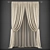 Classic Style Curtains 3D model small image 1