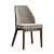 Velvet Vaz Dining Chair: Sleek and Modern 3D model small image 3