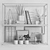 Elegant Decor Shelf 3D model small image 3