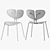 Title: Nordic Tales Moth Chair: Elegant and Versatile 3D model small image 7