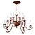 Elegant French Inspired Chandelier 3D model small image 1