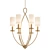 Elegant Gold Chandelier: Castana Collection 3D model small image 1