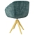 FOLHA Fabric Lounge Chair 3D model small image 2