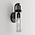 Elegant Glass Wall Sconce 3D model small image 1