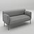 Cozy Cloud Sofa 3D model small image 2