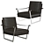 Elegant Casadesus Mark Armchair 3D model small image 1