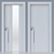 Elegant 210x90 Lacquered Door 3D model small image 2