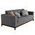 Elegant Milano Sofa: Stylish & Versatile 3D model small image 2