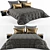 Luxury Linen Bedding Set 3D model small image 1