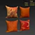  Stylish Decorative Pillow Set 3D model small image 2