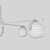 Elegant Sphere Chandelier by Turri 3D model small image 3