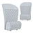 KASTEL KOCCOLA TOP Chair: Sleek Design & Premium Comfort 3D model small image 3