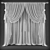 Classic Style Curtains 3D model small image 2