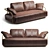 Thonet C002 Bentwood Sofa 3D model small image 1