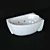 Aquathek Betta: Modern Aquarium for Stunning Projects 3D model small image 1