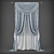 Classic Style Curtains 3D model small image 1