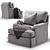 Baker's Choice Simmons Chair 3D model small image 1