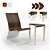 Title: Johnson Designer Chair & Coffee Table 3D model small image 1