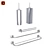 Elevate Your Bathroom with Fixsen Kvadro Accessories 3D model small image 1