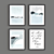 Minimalist Posters Bundle - 12 Pieces 3D model small image 1