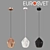 Moire Suspension Lamp by Eurosvet 3D model small image 1