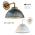 Tiber Wall Light: Elegant Illumination. 3D model small image 1