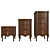 Solid Wood Chest with UVW Unwrap 3D model small image 1