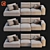 Saba Italia My Taos Modular Sofa 3D model small image 1