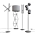 Adjustable Light Rods LED Floor Lamp 3D model small image 2