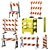 Safety Zone Traffic Barricade Set 3D model small image 1