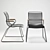 Elevate Dining Chair: Tall Back Support 3D model small image 2