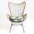 Natural Rattan Garden Egg Chair 3D model small image 2