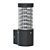 DeMarkt Mercury Outdoor Wall Light 3D model small image 1