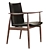 Rivage Chair: Elegant and Comfortable Seating 3D model small image 1