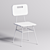 Elegant NORM Chair by DELO 3D model small image 2