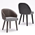 Sleek Minotti Lawson Dining Chair 3D model small image 2