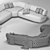 Sleek Moroso Gogan Sofa: Modern Comfort 3D model small image 3