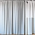 Coral Crush Semi-Transparent Curtains 3D model small image 2