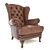 Mantellassi Gentleman: Classic Luxury Chair 3D model small image 1