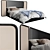  Stylish OttoW Bed by Storagemilano 3D model small image 2