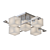 DeMarkt Tetro Pendant Light 3D model small image 1