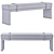 Elegant Square Ottoman: BB-OTH-L-SQU-0014 3D model small image 3