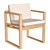  Modern Danish Design: CU BK11 Cushioned Chair 3D model small image 1