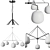 Elegant Rubn Holborn Pendant 3D model small image 3