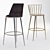 Sleek Aurora Stool for Modern Spaces 3D model small image 2