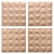 Sahara Sandstone Wall Panel 3D model small image 1