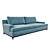 Luxury Galimberti Nino Hugo Sofa 3D model small image 1