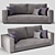 Reversi 14 Molteni & C: Stylish Modern Sofa 3D model small image 1