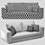 Reversi 14 Molteni & C: Stylish Modern Sofa 3D model small image 3