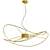 Stylish Hoops Earrings 3D model small image 1